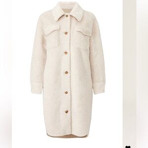 MAJE- GALI FAUX FUR JACKET